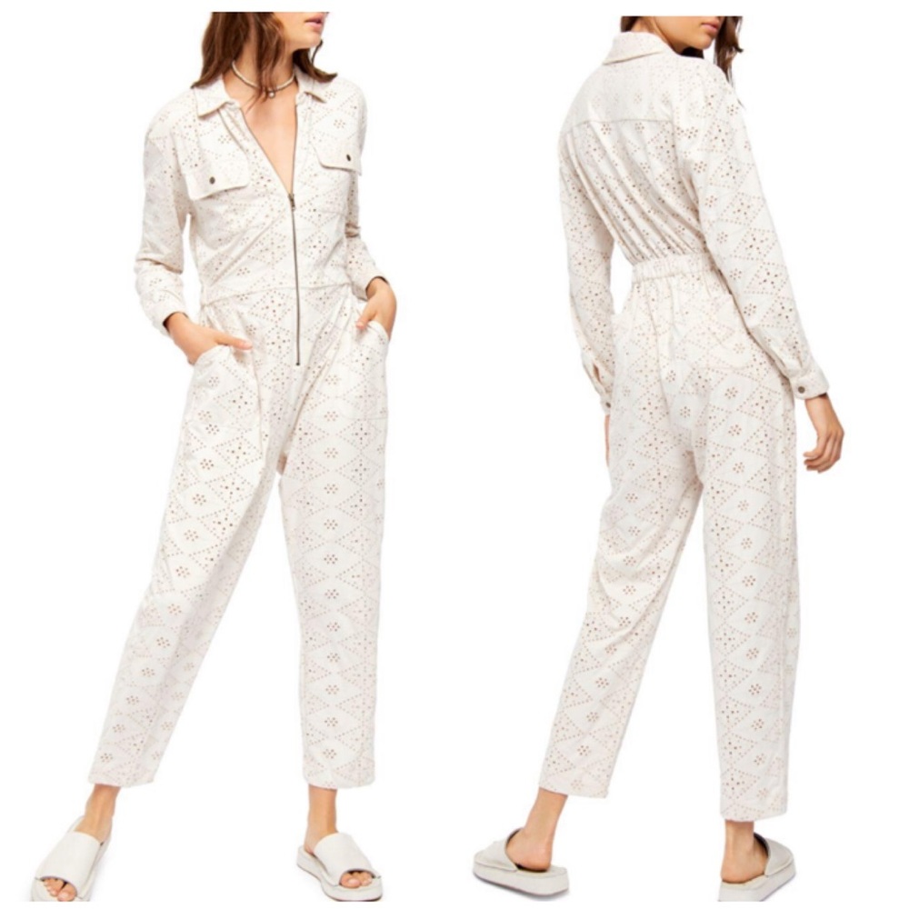 Free People Set The Tone Jumpsuit 10